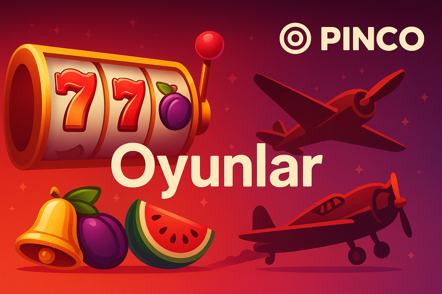 Pinco oyunlar kataloğu — slotlar ve Aviator